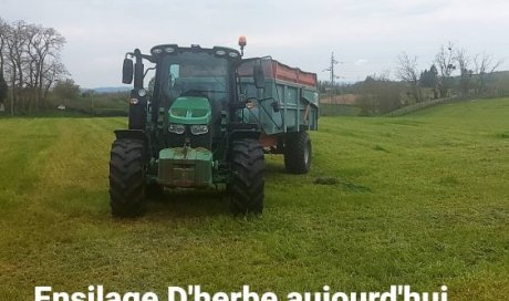 Ensilage d'herbe  La Ferme De Reculefort à La Tour Du Pin